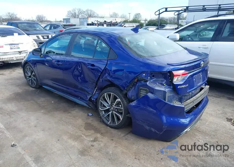 2021 Toyota Corolla Se z USA, uszkodzony, nr VIN 5YFS4MCE2MP065097